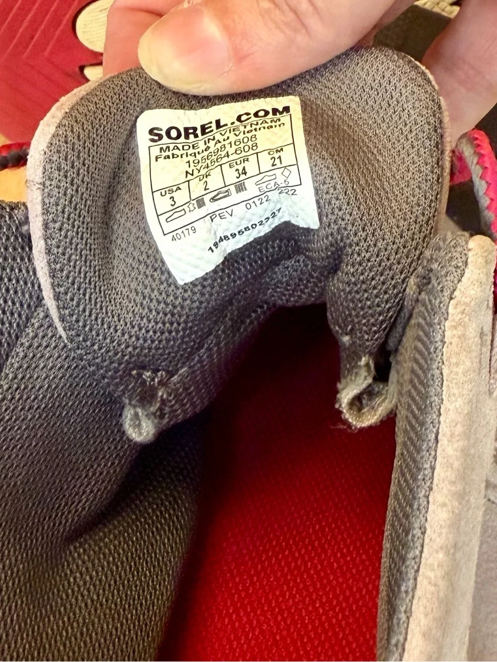 Sorel Kids Purple Suede Waterproof Duck Boots Size 3